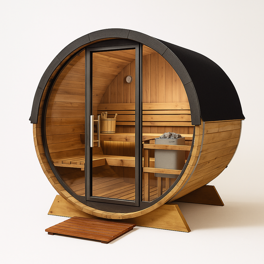 ThermoLoom BarrelView Outdoor Sauna